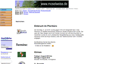 Desktop Screenshot of moselweiss.de