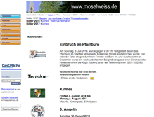 Tablet Screenshot of moselweiss.de